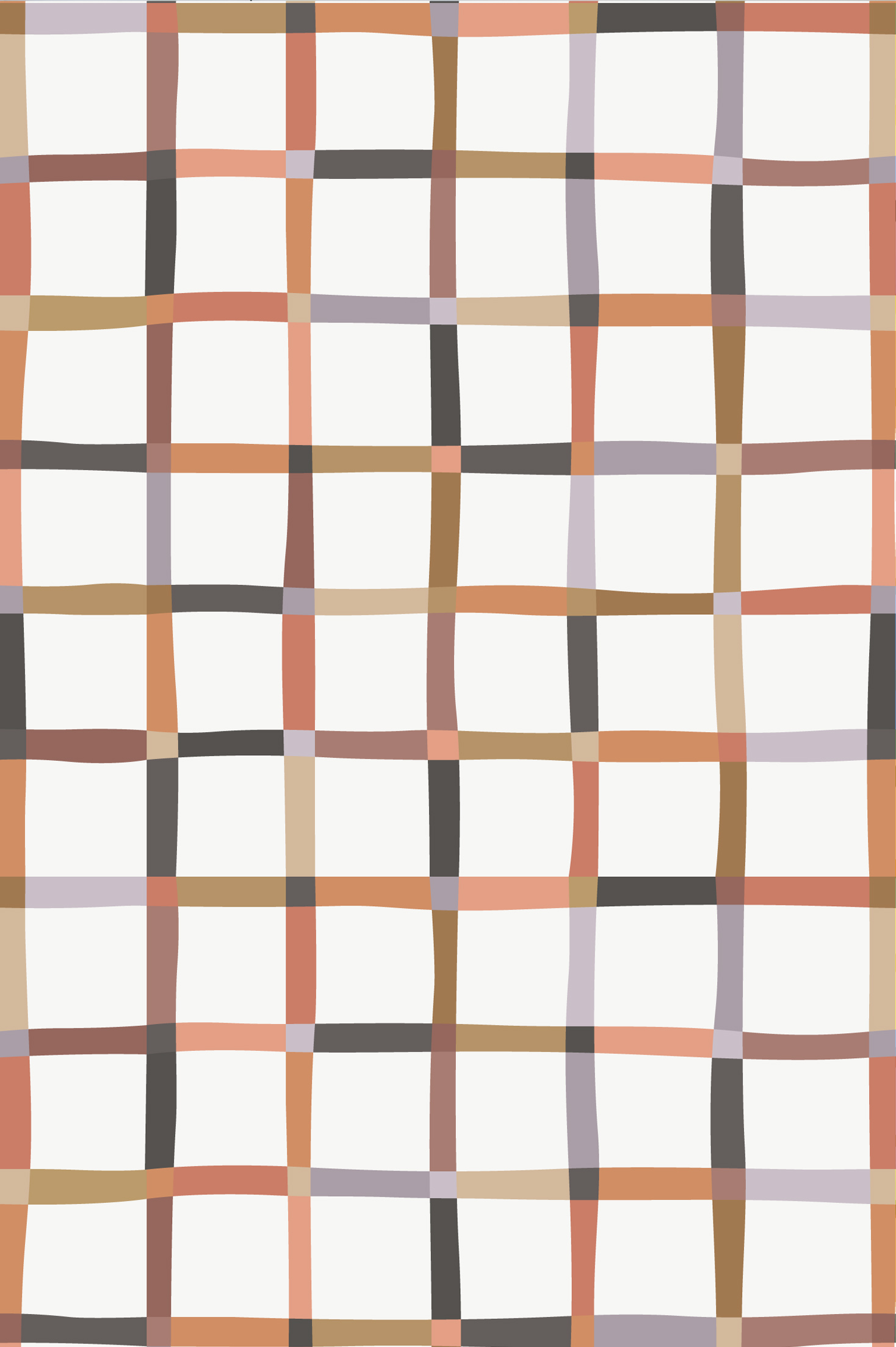 Nº649 : Pop Patchwork - terracota - patrón. N°649 : Pop Patchwork - terracota - patrón.