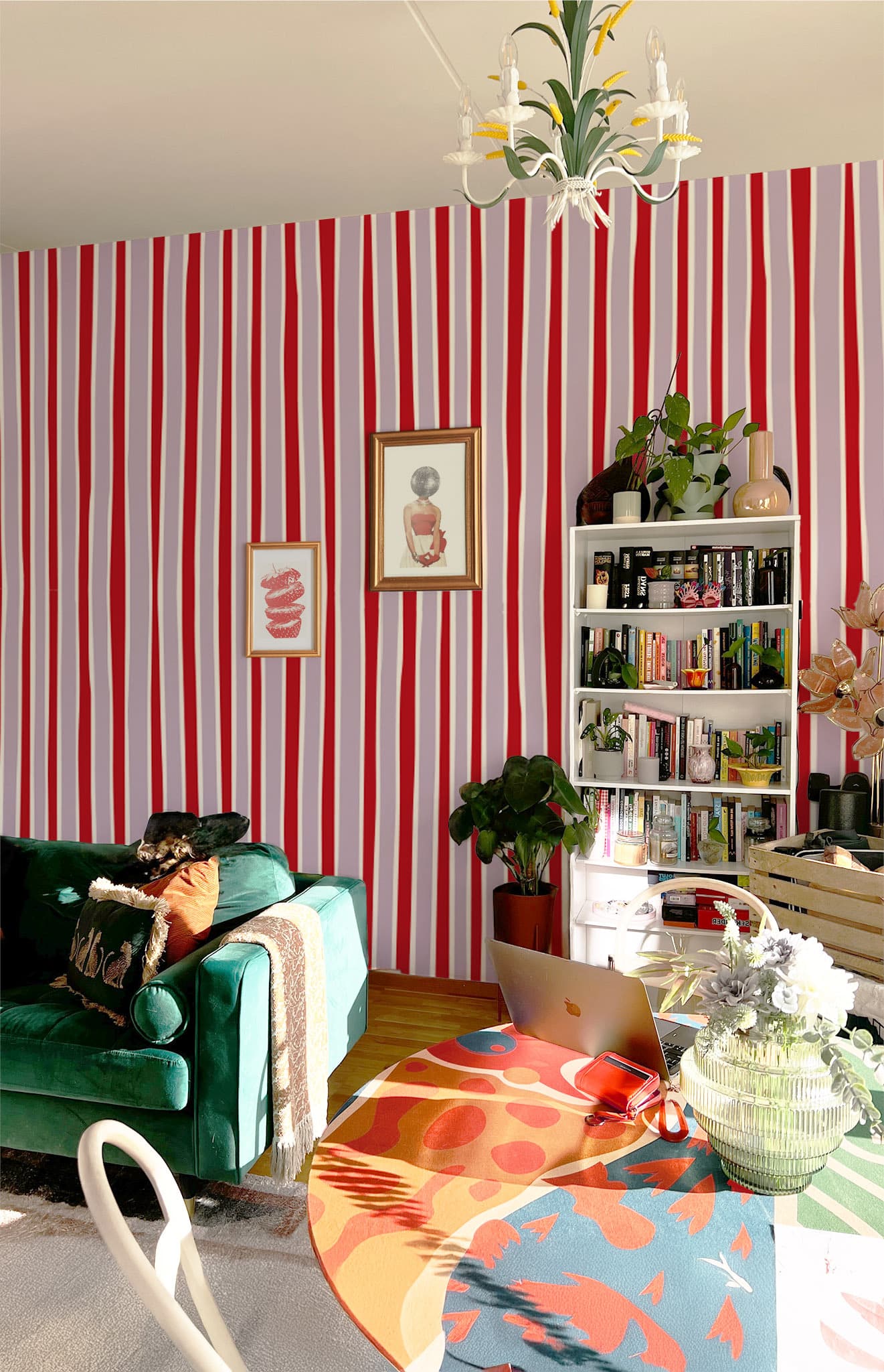 Nº650 : Ritmos Irregulares - Púrpura y Rojo - Salón N°650 : Ritmos Irregulares - Púrpura y Rojo - Salón