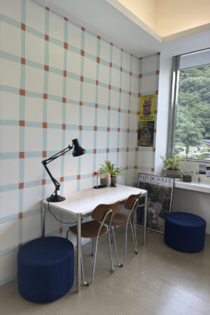 N°649 : Pop Patchwork - blue - office