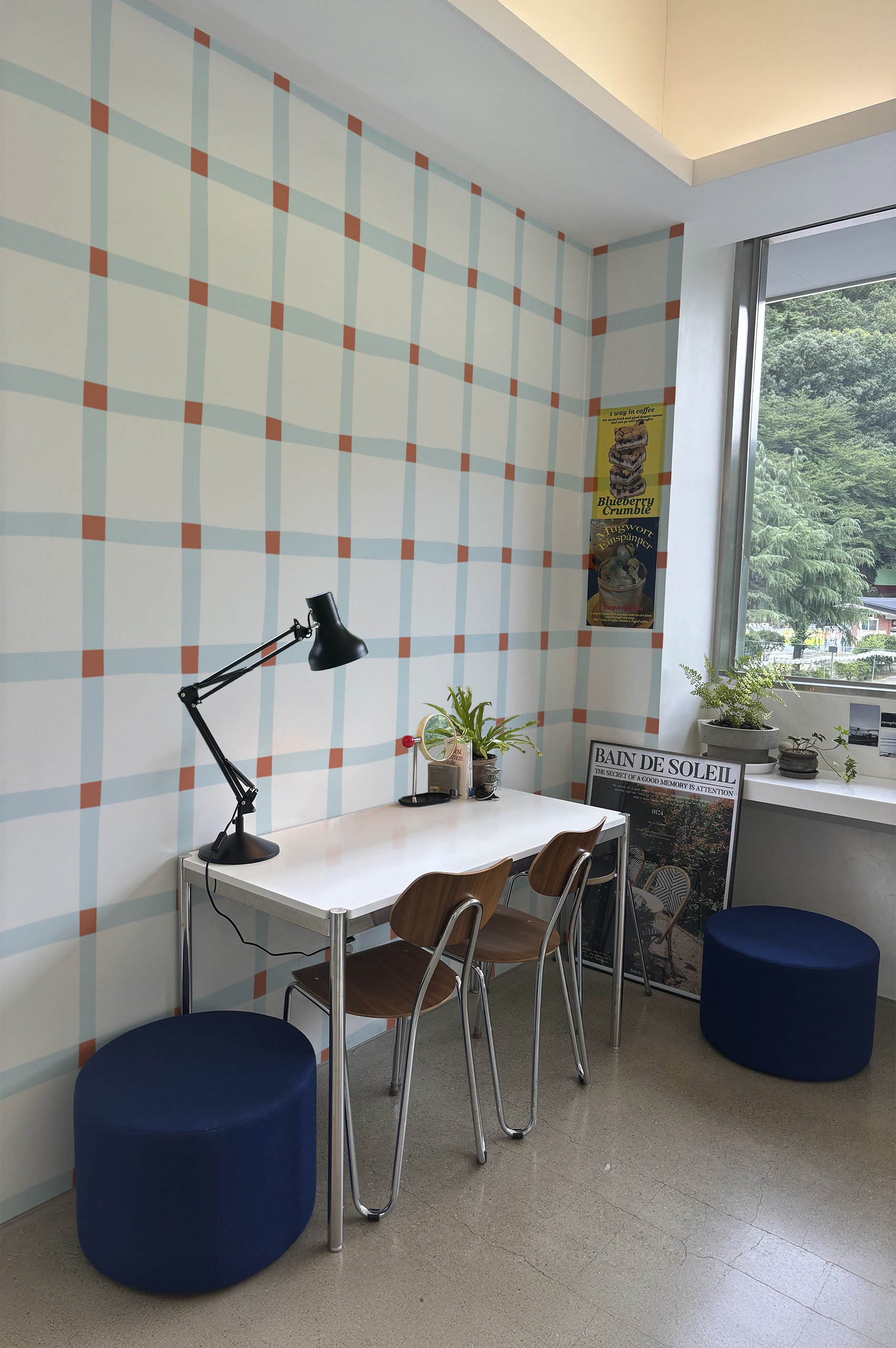 N°649 : Pop Patchwork - blue - office