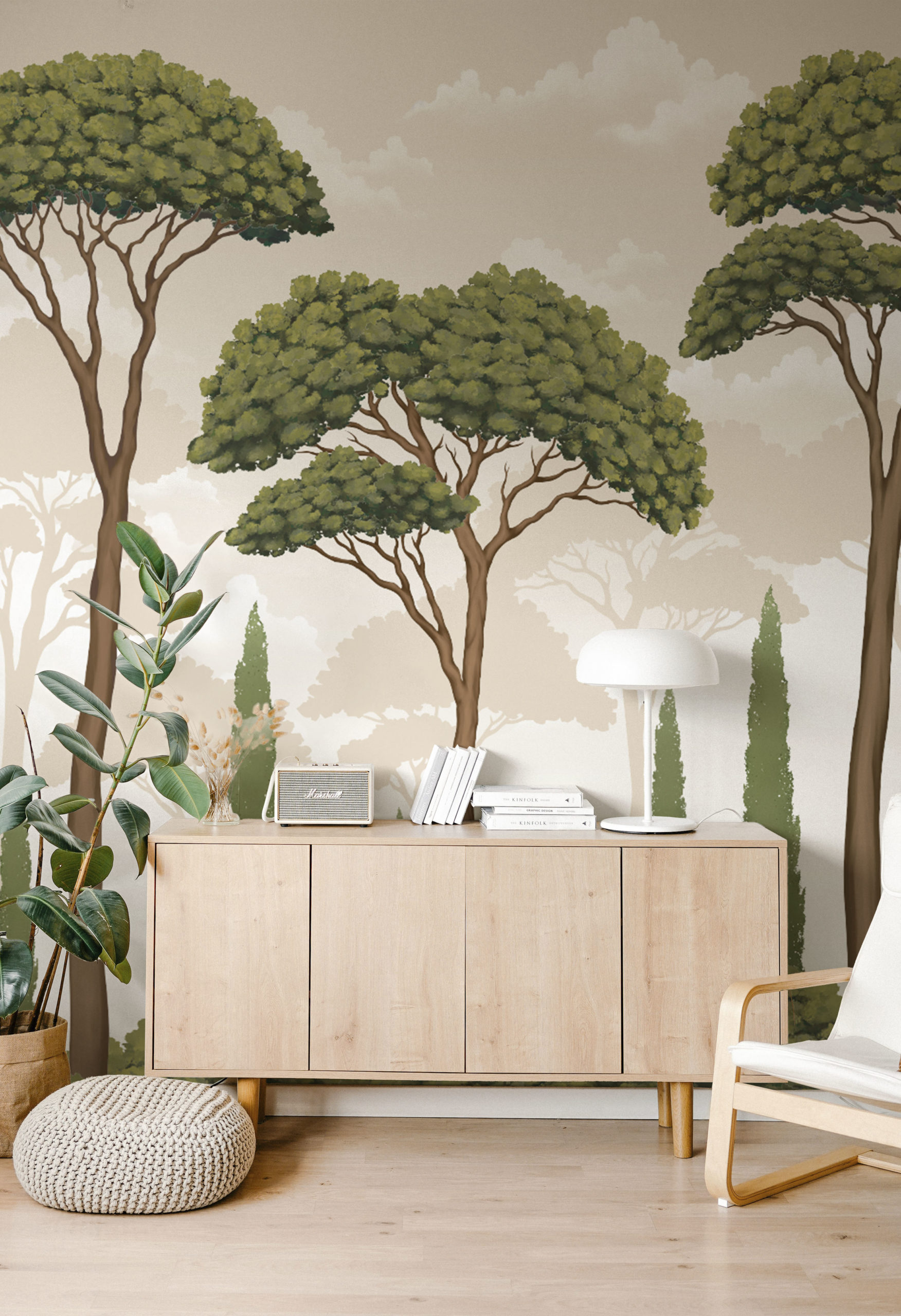 N°652 : Trees of Eden - multicoloured - salonn.