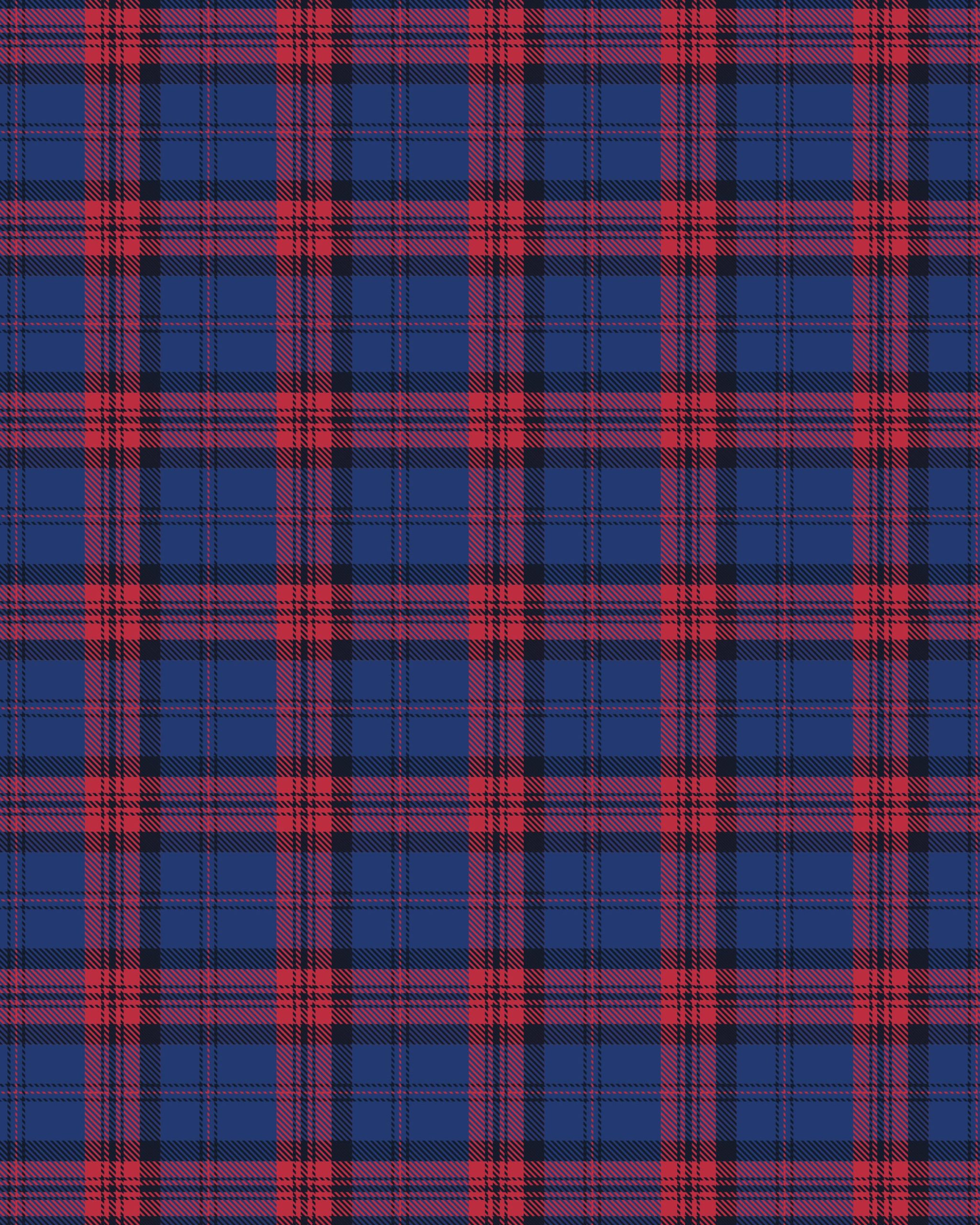 N°655 : Heritage tartan - red - pattern.