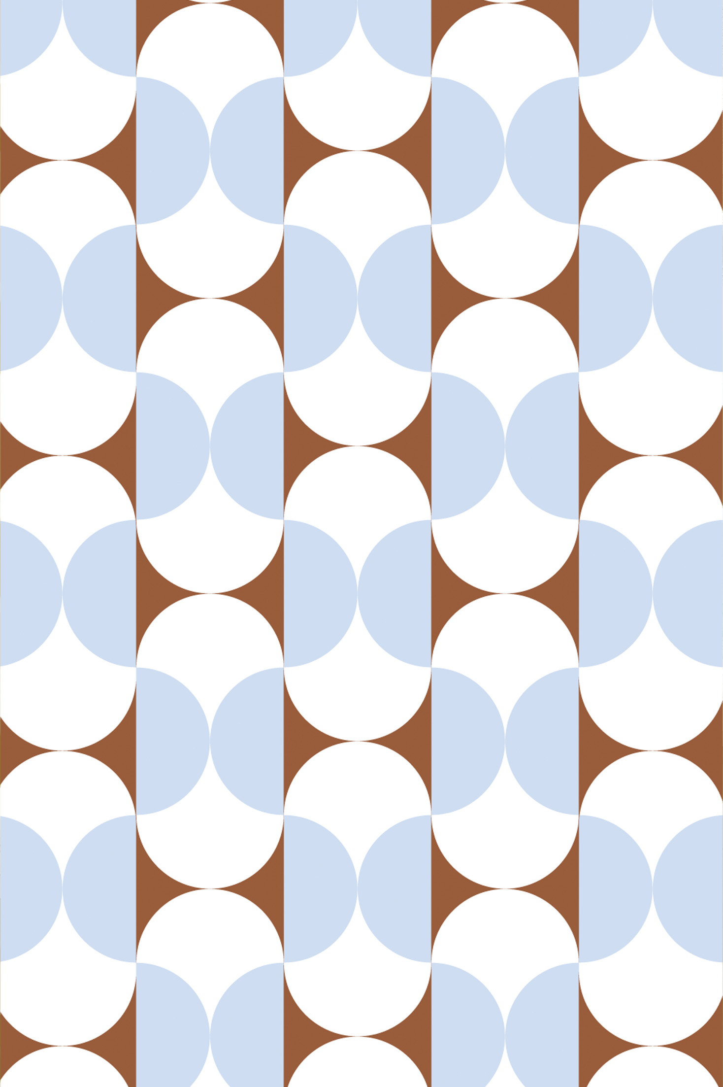 N662 Blue Pattern