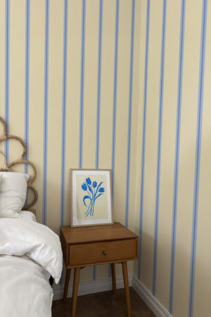 Papier peint n667 bleu chambre