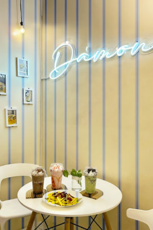 Papier peint n667 bleu espaces publics