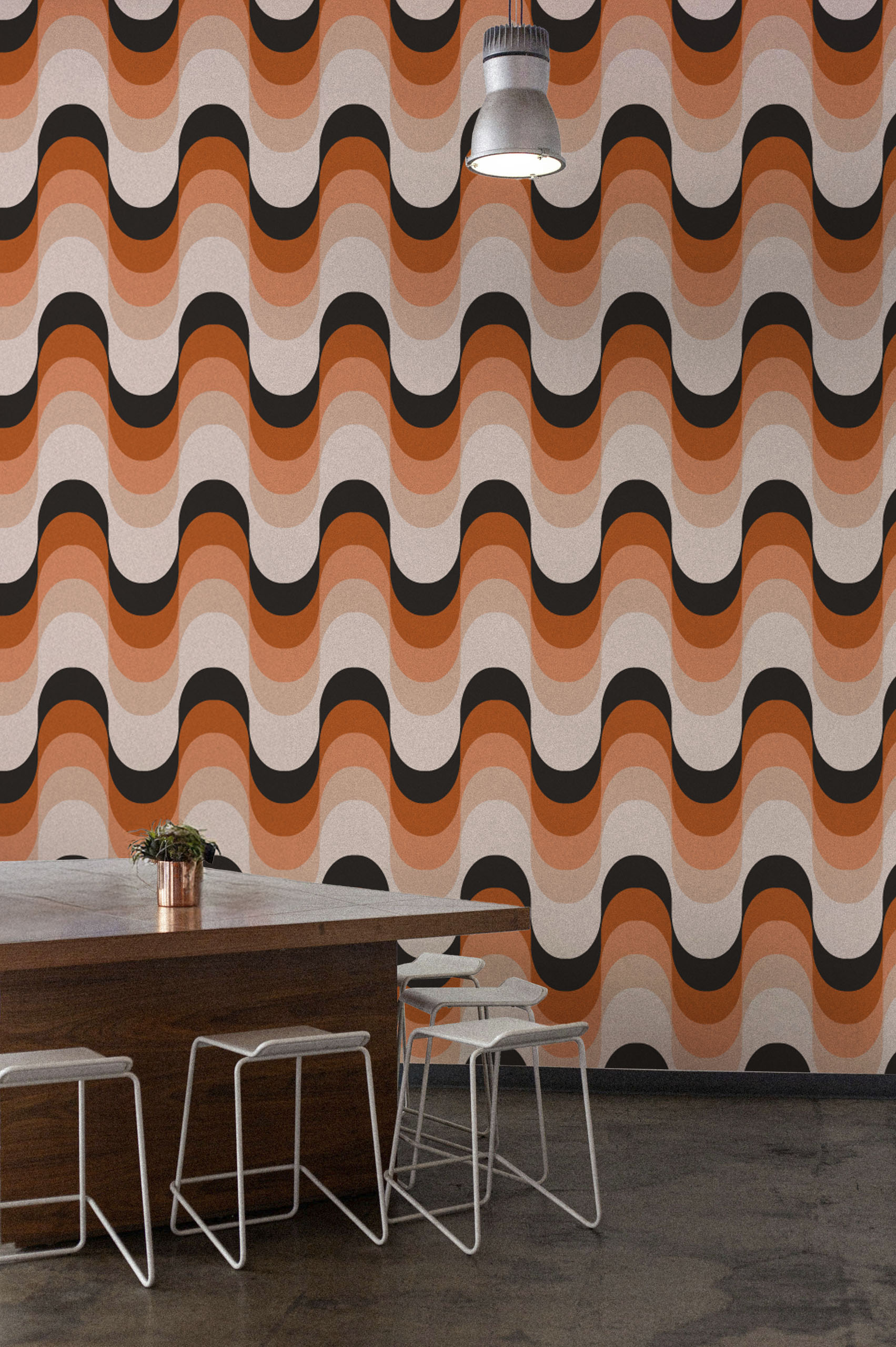 N668 naranja espacios públicos