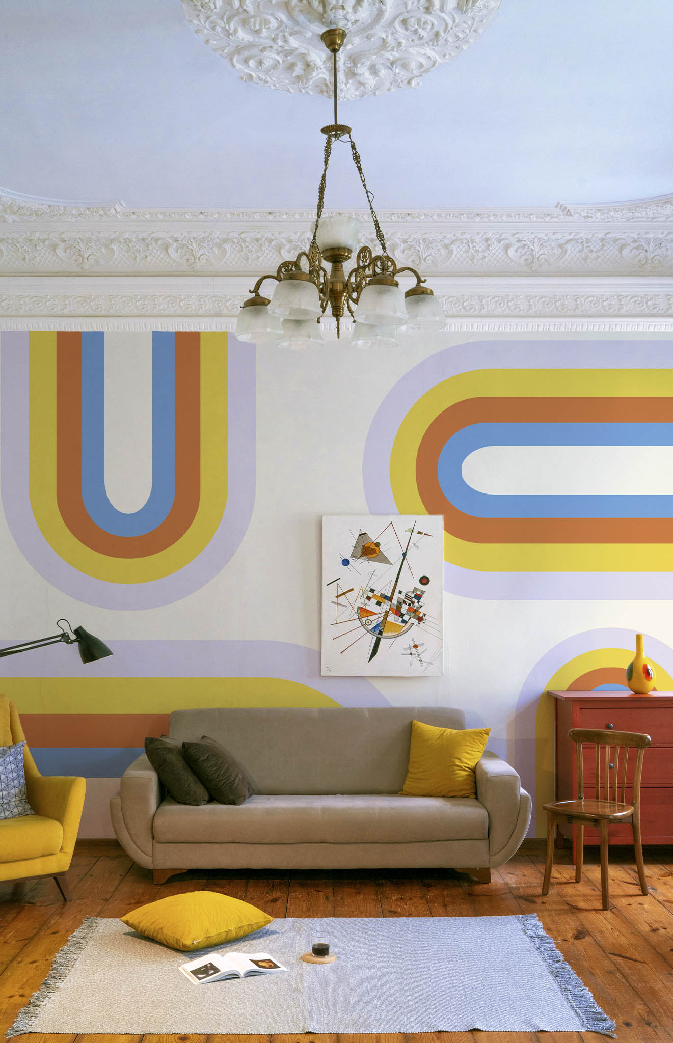 N691 Purple Living Room