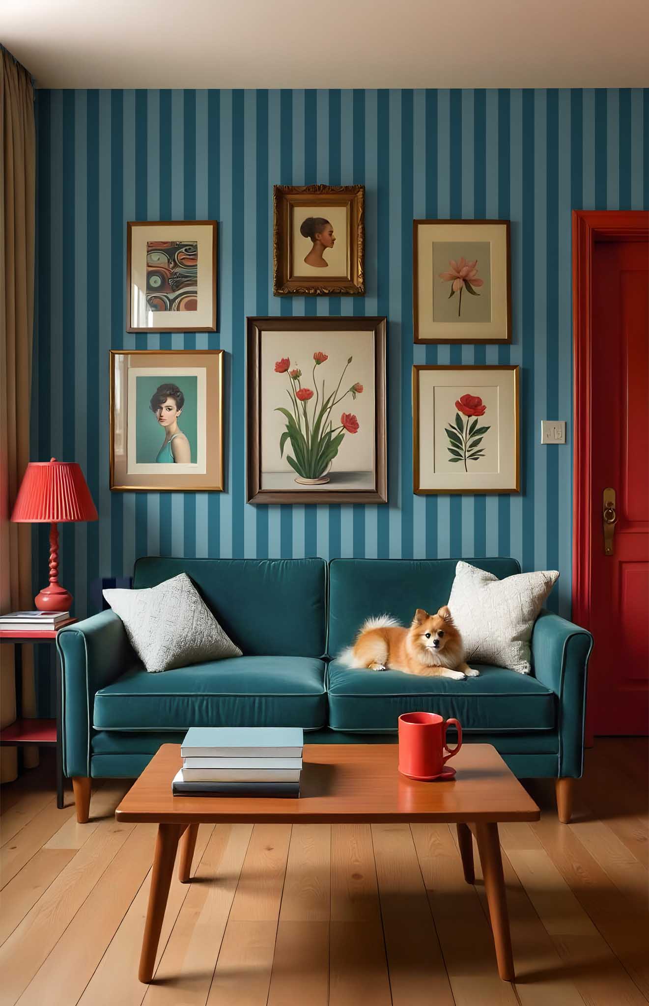 N708 Copia Living Room Blue