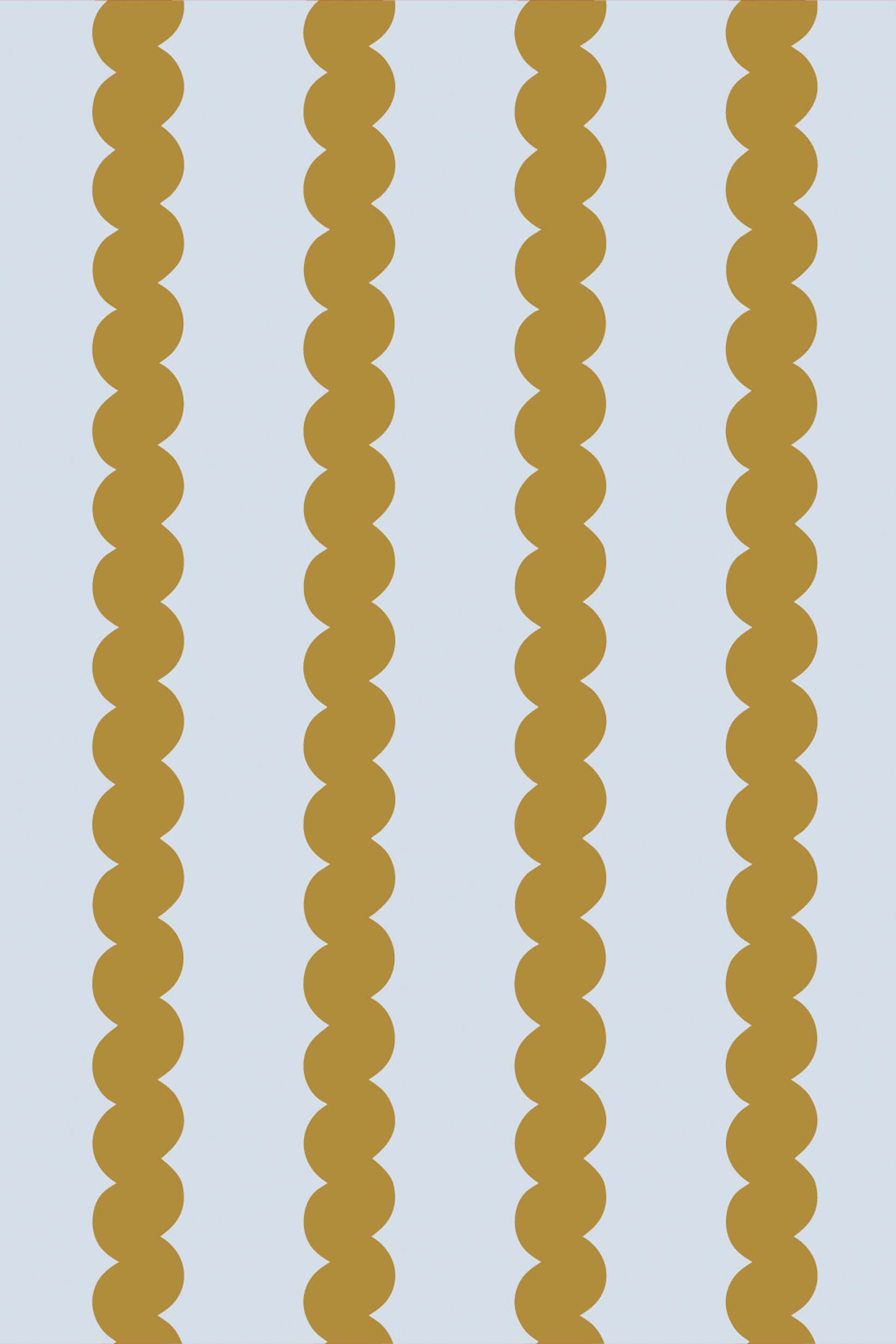 N736 Blue Brown Pattern