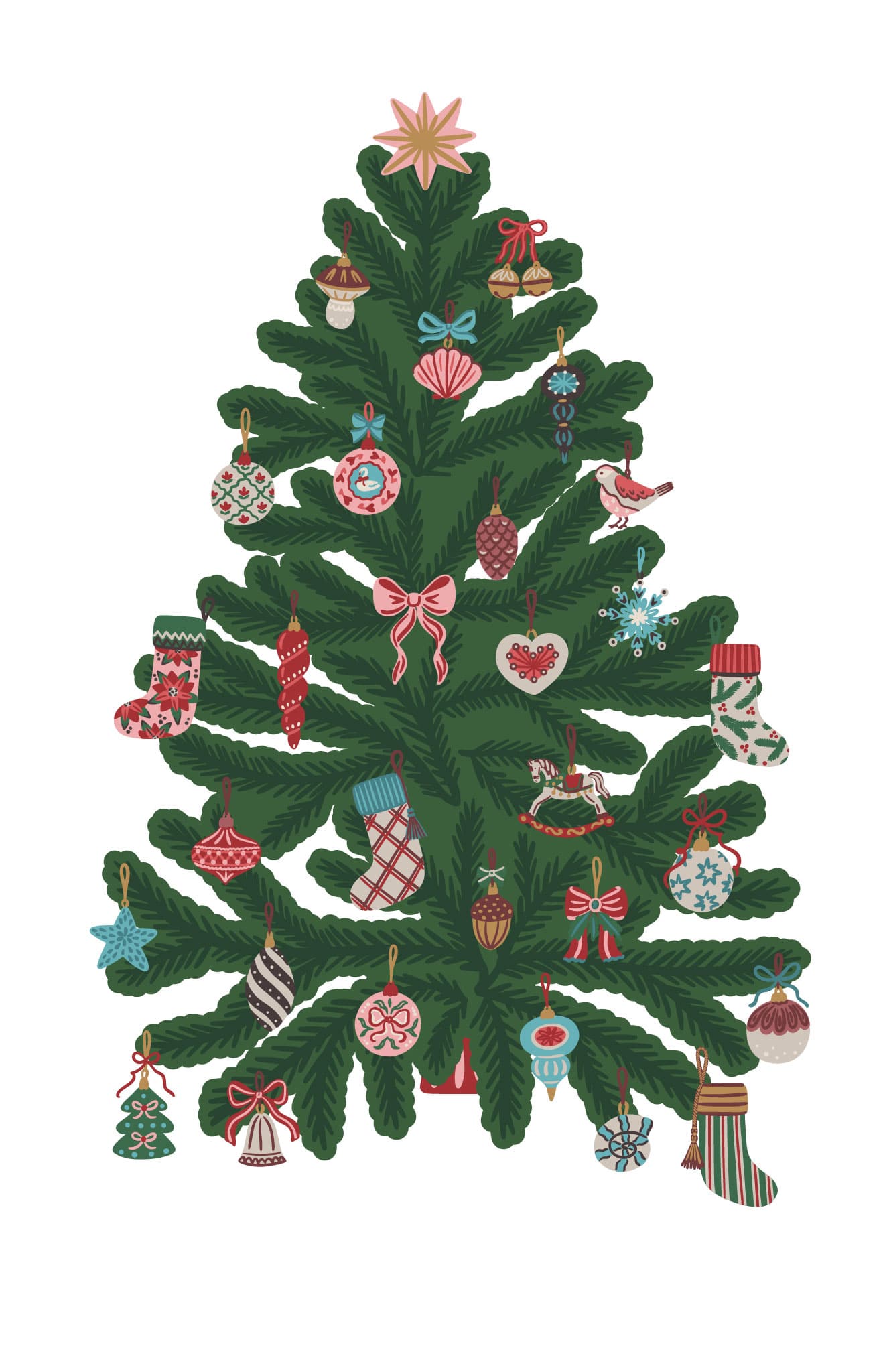Christmas Tree Stickers 1 Motif (1)