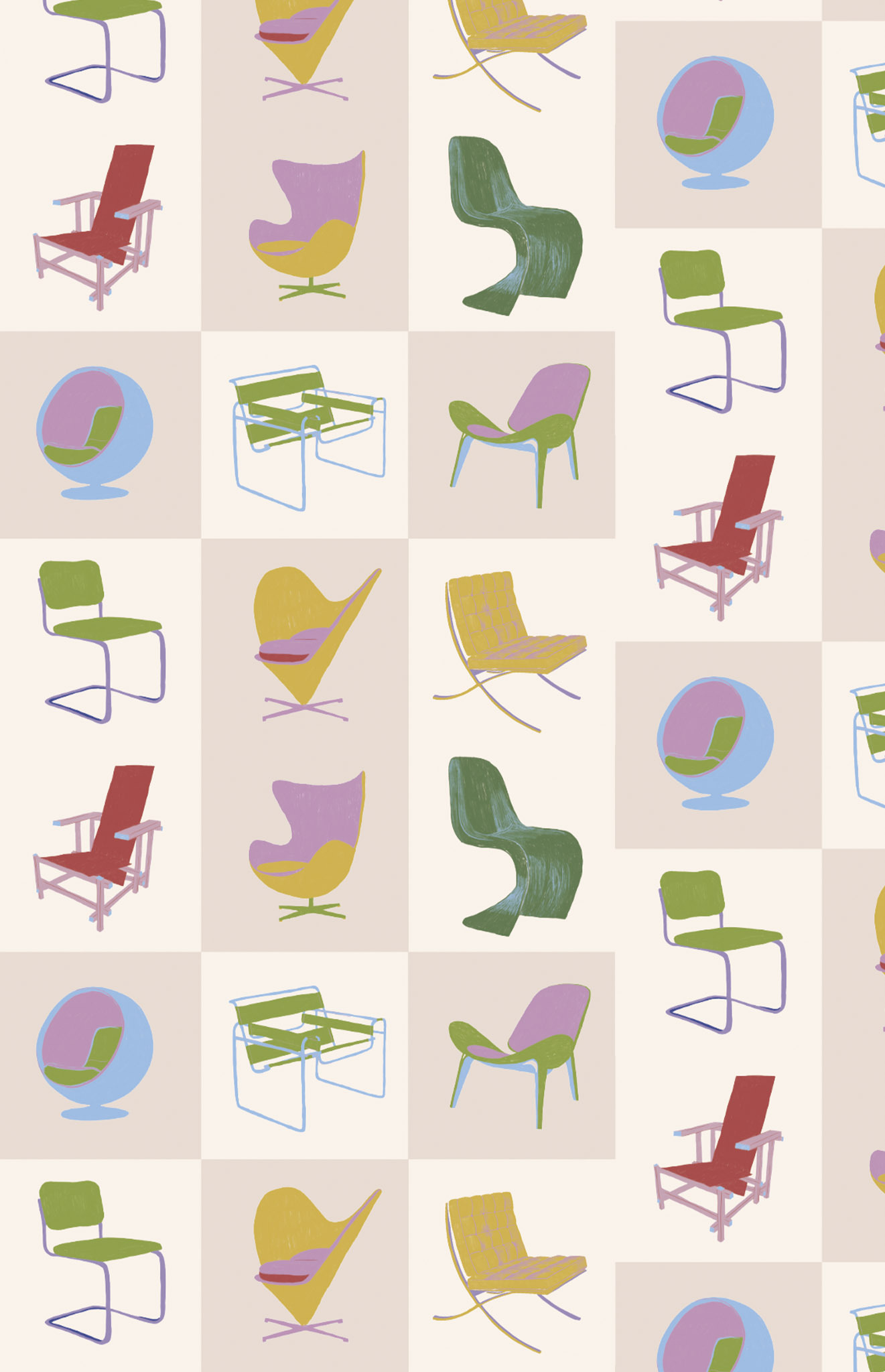 Patrón multicolor N786