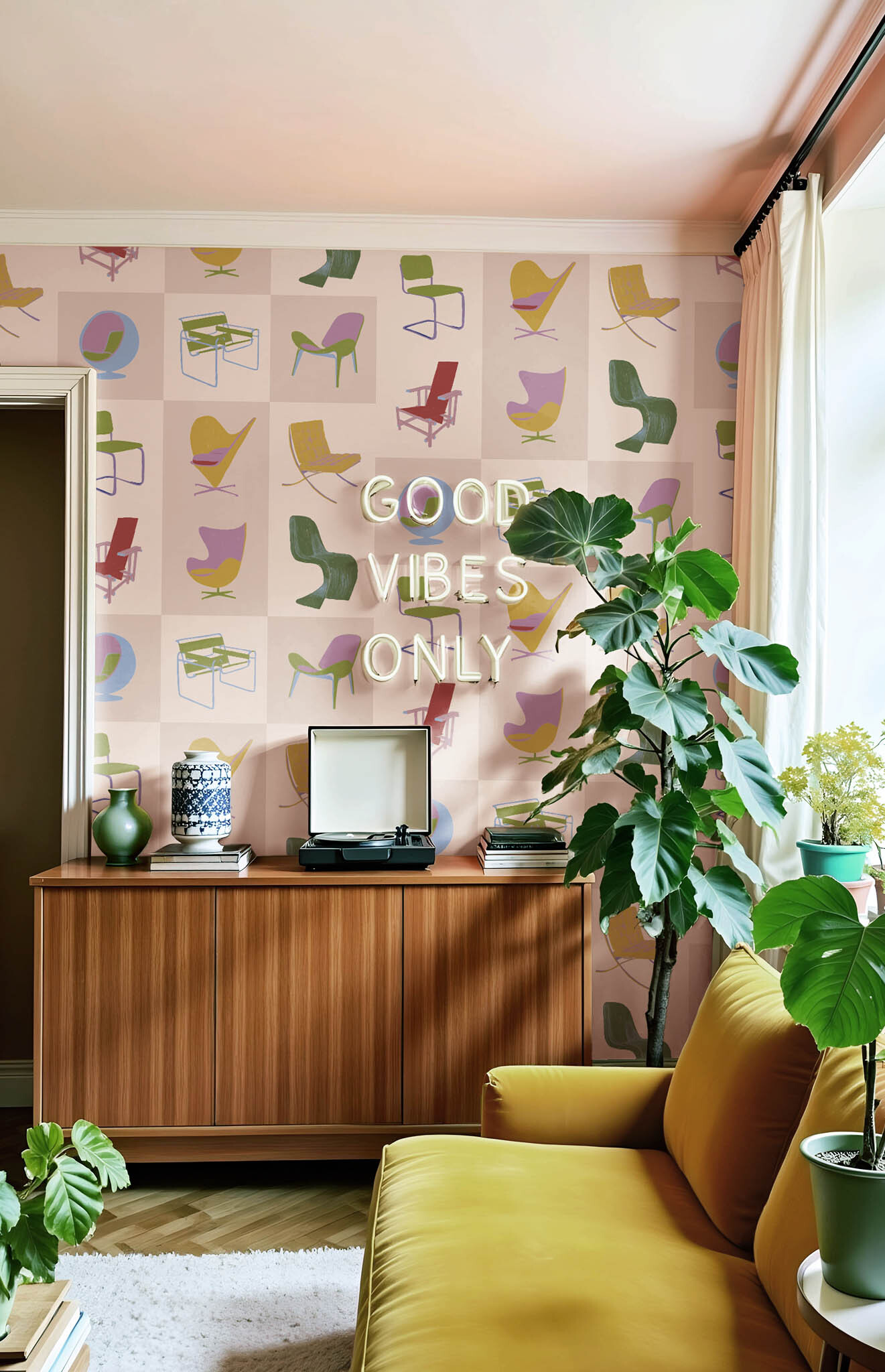 N786 Salón Multicolor