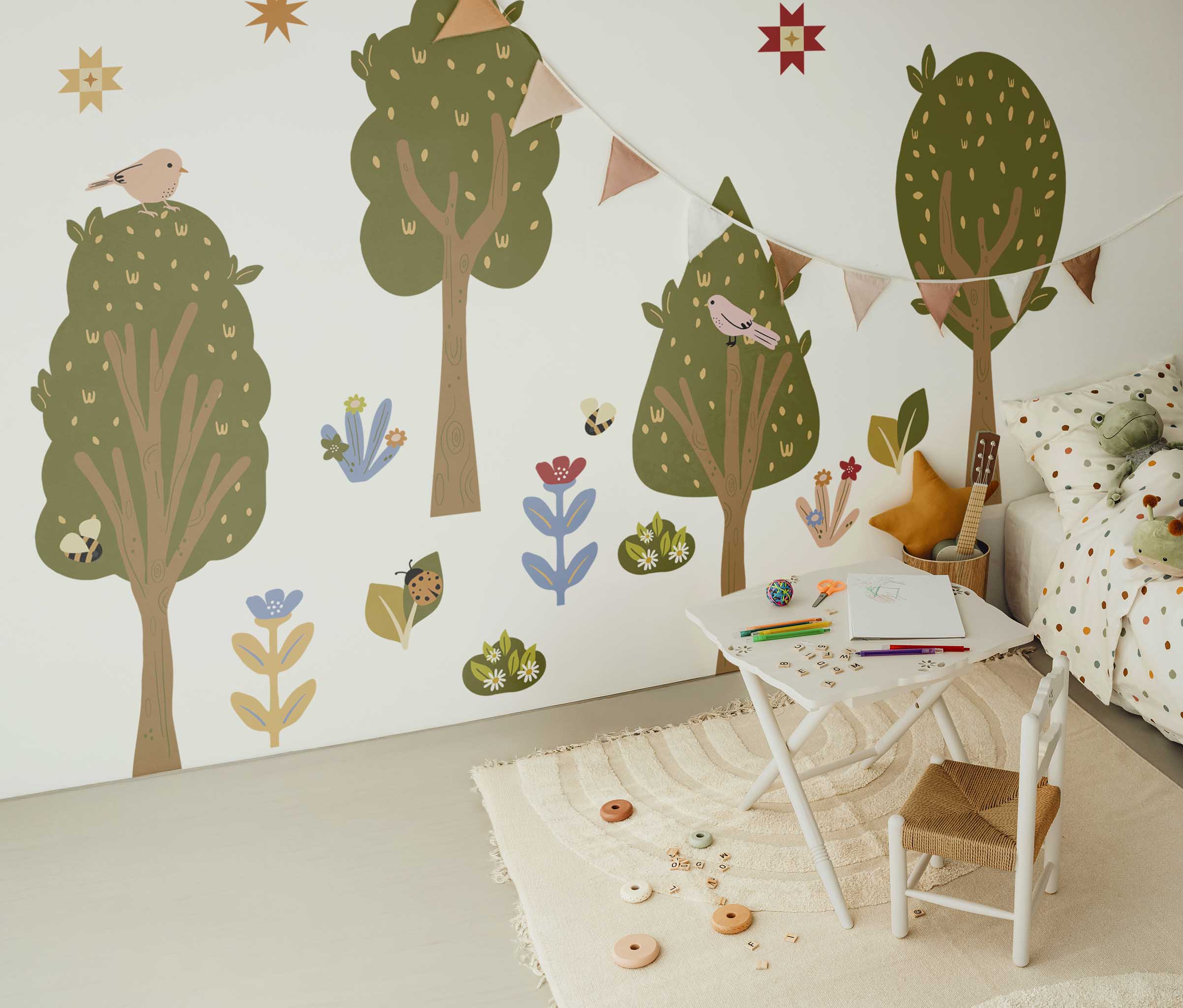 arbres sticker chambre kids